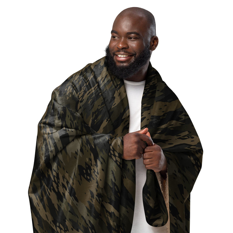 Third Option Ground Branch CAMO Sherpa Blanket