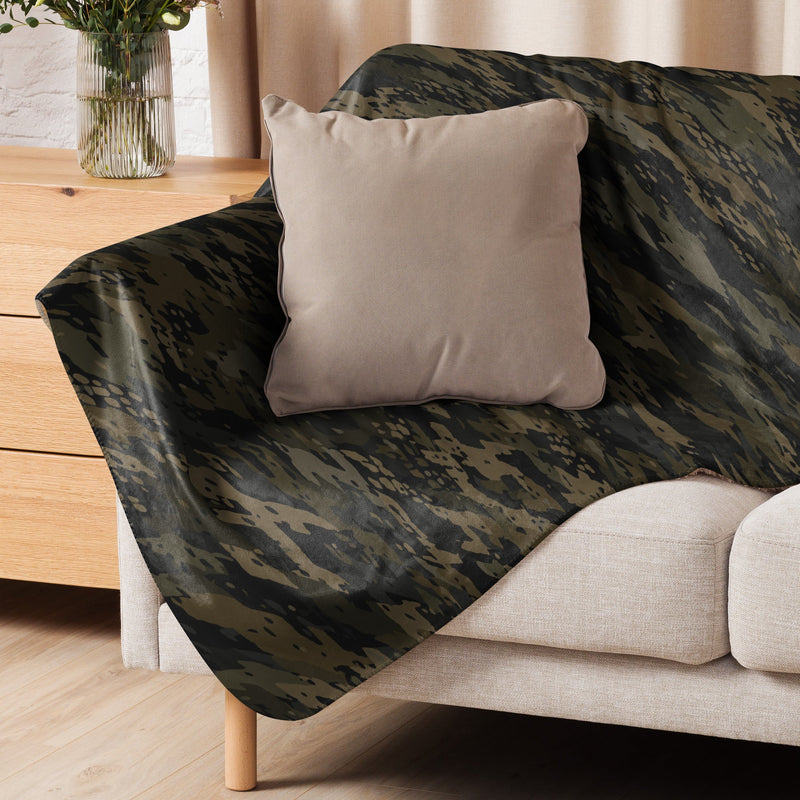 Third Option Ground Branch CAMO Sherpa Blanket