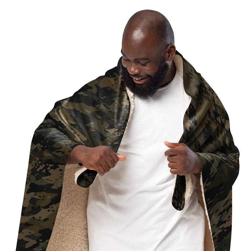 Third Option Ground Branch CAMO Sherpa Blanket