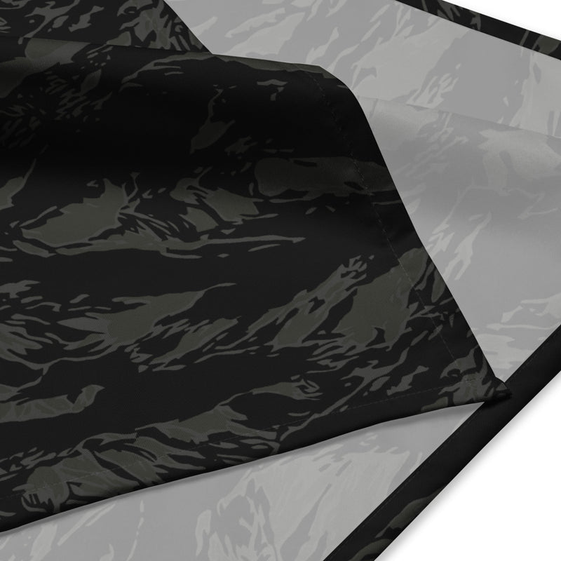 Tiger Stripe Black Shadow CAMO Bandana - Head
