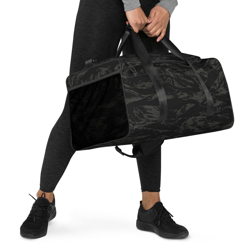 Tiger Stripe Black Shadow CAMO Duffle Bag