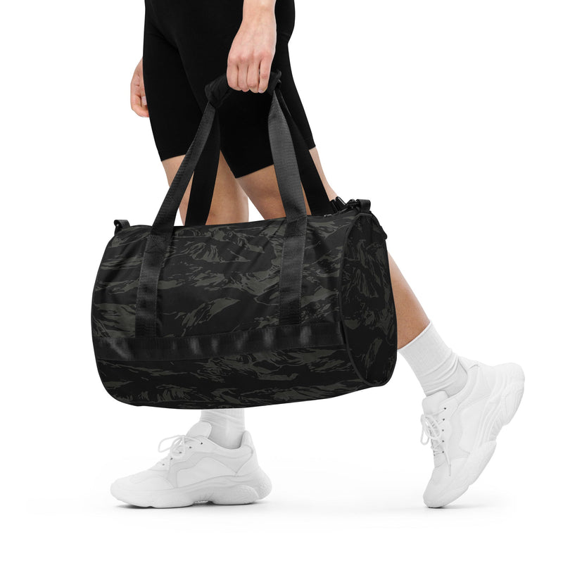 Tiger Stripe Black Shadow CAMO Gym Bag