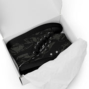 Tiger Stripe Black Shadow CAMO Mens High-Top Canvas Shoes