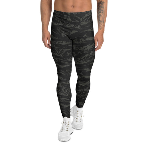 Tiger Stripe Black Shadow CAMO Mens Leggings - XS - Men