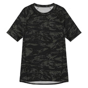 Tiger Stripe Black Shadow CAMO men’s rash guard - 2XS