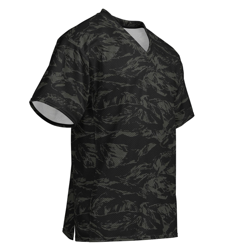 Tiger Stripe Black Shadow CAMO Unisex American Football Jersey
