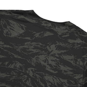 Tiger Stripe Black Shadow CAMO Unisex Baseball Jersey