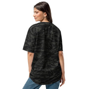 Tiger Stripe Black Shadow CAMO Unisex Baseball Jersey