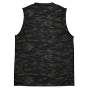 Tiger Stripe Black Shadow CAMO Unisex Basketball Jersey