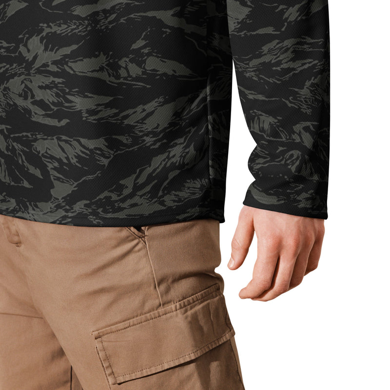 Tiger Stripe Black Shadow CAMO Unisex Hockey Fan Jersey