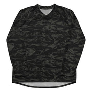 Tiger Stripe Black Shadow CAMO Unisex Hockey Fan Jersey