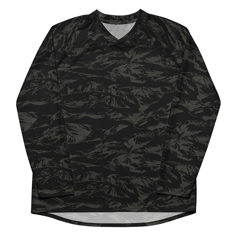 Tiger Stripe Black Shadow CAMO Unisex Hockey Fan Jersey