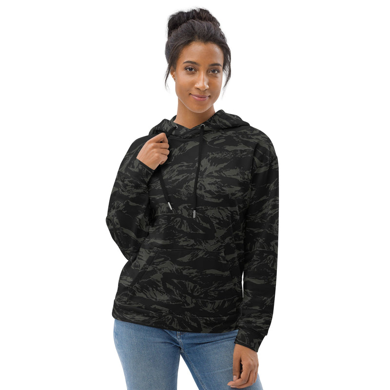 Tiger Stripe Black Shadow CAMO Unisex Hoodie