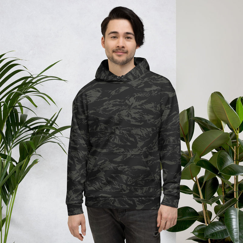 Tiger Stripe Black Shadow CAMO Unisex Hoodie