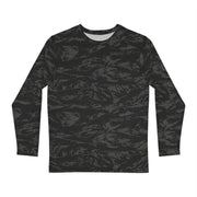 Tiger Stripe Black Shadow CAMO Unisex Long-Sleeve Shirt - XS