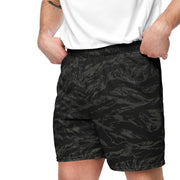 Tiger Stripe Black Shadow CAMO Unisex Mesh Shorts