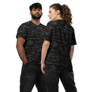 Tiger Stripe Black Shadow CAMO Unisex Sports Jersey - 2XS