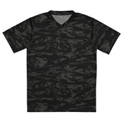 Tiger Stripe Black Shadow CAMO Unisex Sports Jersey