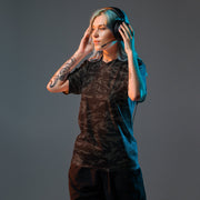 Tiger Stripe Black Shadow CAMO Unisex Sports Jersey