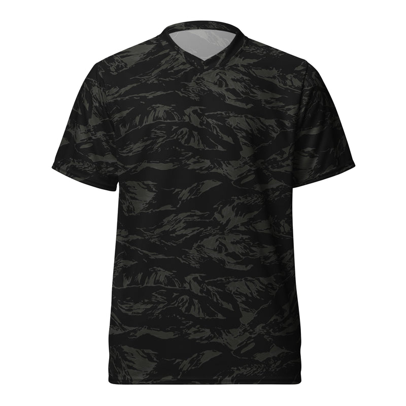 Tiger Stripe Black Shadow CAMO Unisex Sports Jersey