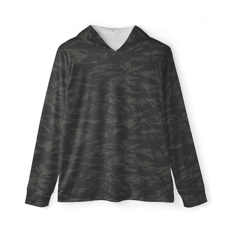Tiger Stripe Black Shadow CAMO Unisex Sports Warmup Hoodie - XS