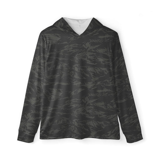 Tiger Stripe Black Shadow CAMO Unisex Sports Warmup Hoodie - XS