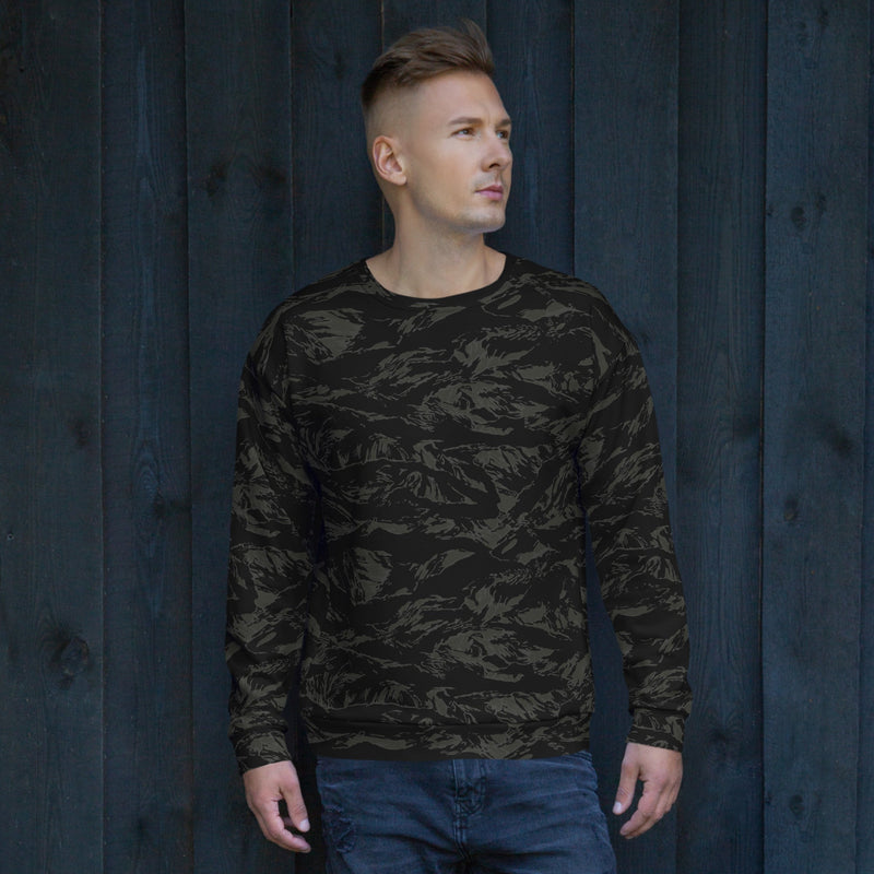Tiger Stripe Black Shadow CAMO Unisex Sweatshirt