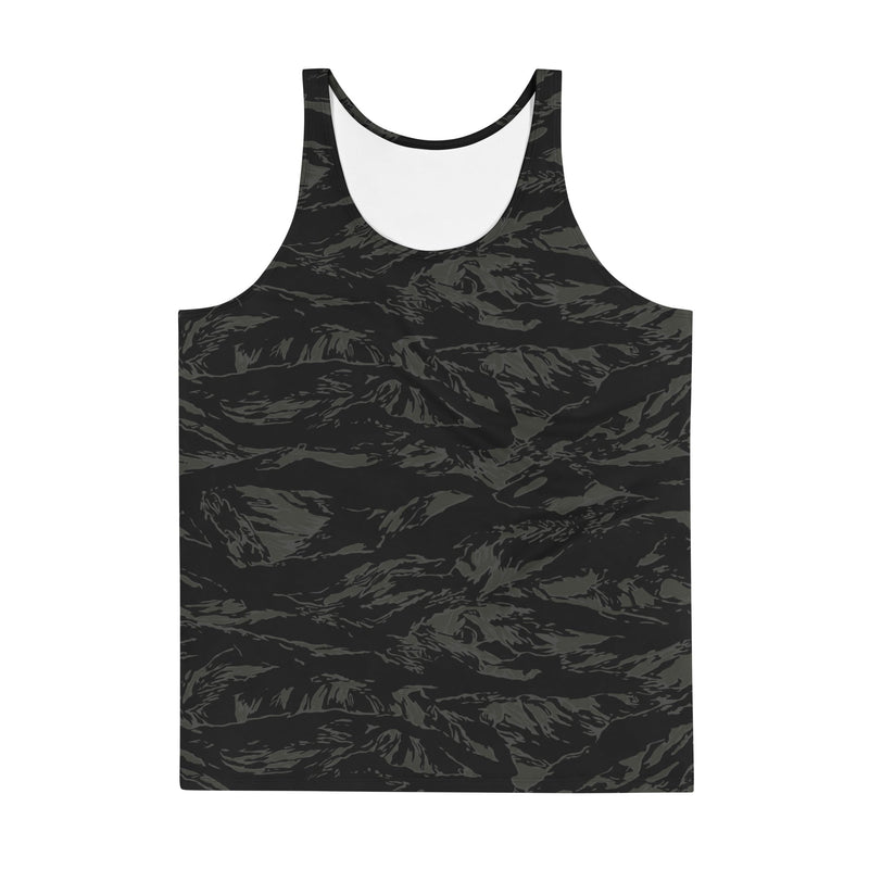 Tiger Stripe Black Shadow CAMO Unisex Tank Top - Shirt