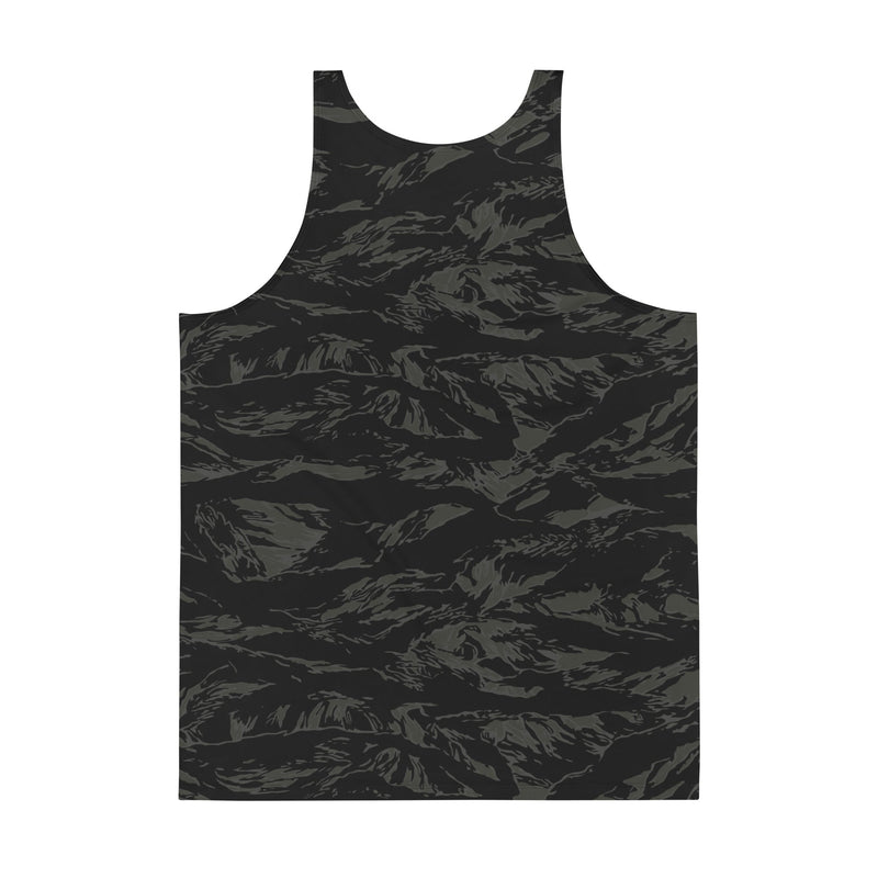 Tiger Stripe Black Shadow CAMO Unisex Tank Top - Shirt