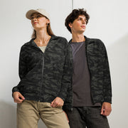 Tiger Stripe Black Shadow CAMO Unisex Track Jacket - 2XS