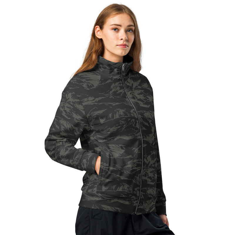 Tiger Stripe Black Shadow CAMO Unisex Track Jacket