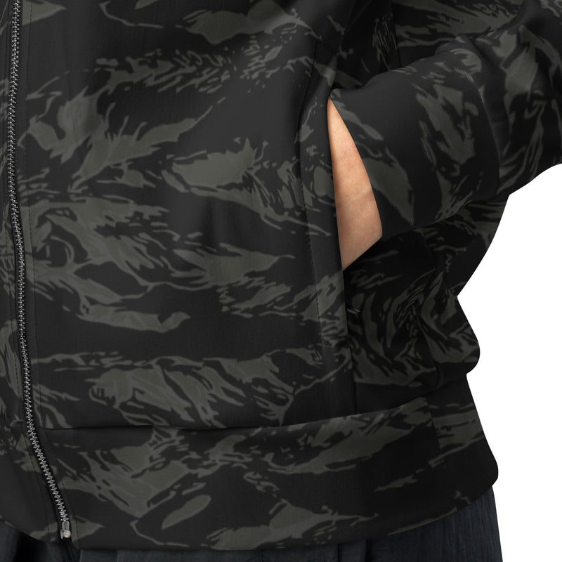 Tiger Stripe Black Shadow CAMO Unisex Track Jacket