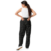 Tiger Stripe Black Shadow CAMO Unisex Wide-Leg Joggers