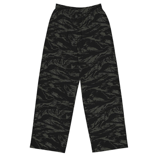 Tiger Stripe Black Shadow CAMO Unisex Wide-Leg Leisure Pants - 2XS - Pant