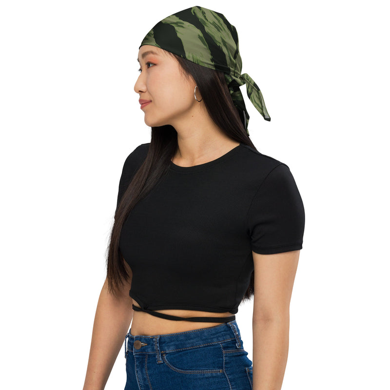 Tiger Stripe Boreal Shadow CAMO Bandana - Head
