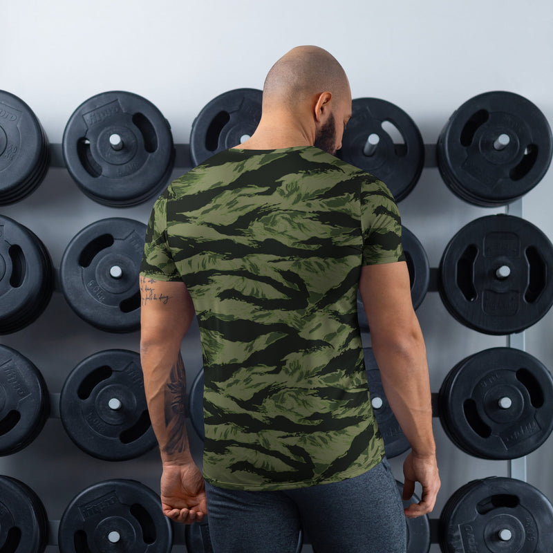 Tiger Stripe Boreal Shadow CAMO Mens Athletic T-Shirt - Shirt