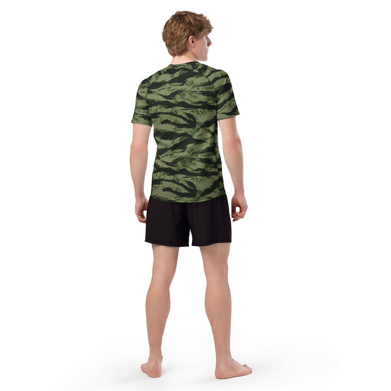 Tiger Stripe Boreal Shadow CAMO Mens Short-Sleeve Rash Guard - SS