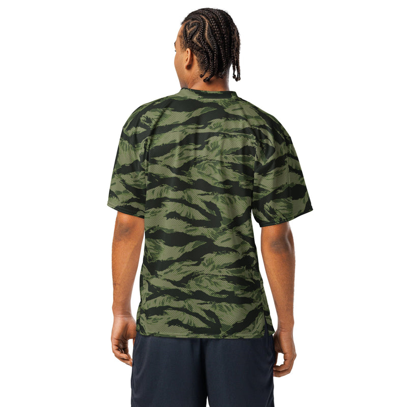 Tiger Stripe Boreal Shadow CAMO Unisex American Football Jersey