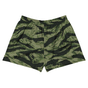 Tiger Stripe Boreal Shadow CAMO Unisex Athletic Shorts