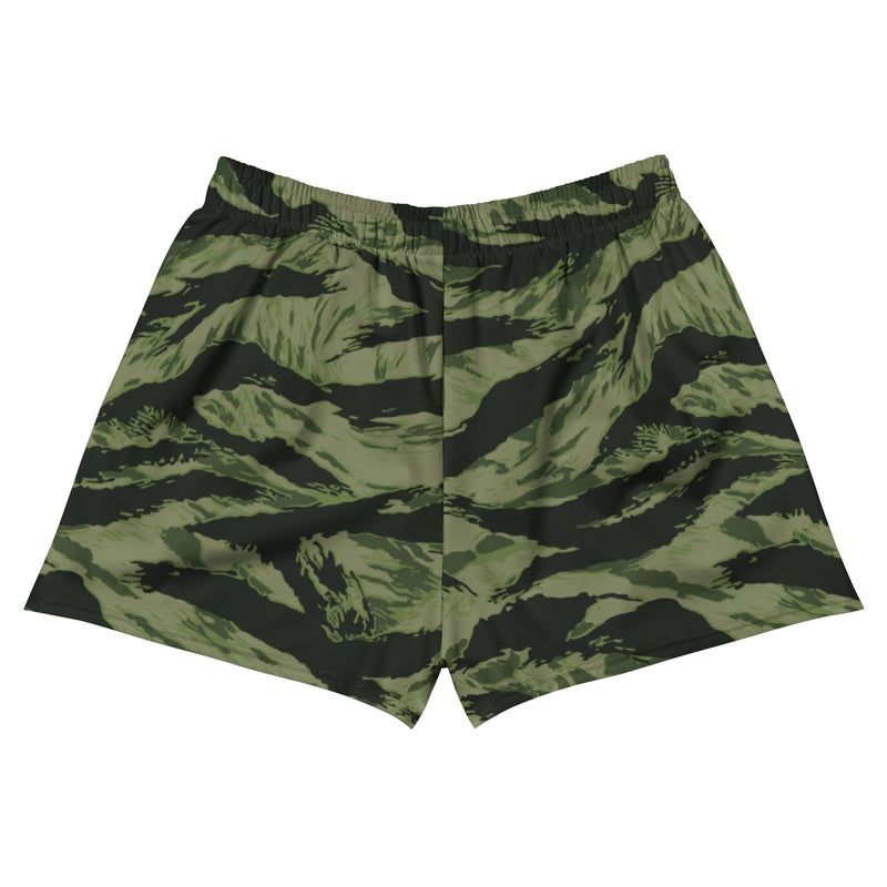 Tiger Stripe Boreal Shadow CAMO Unisex Athletic Shorts