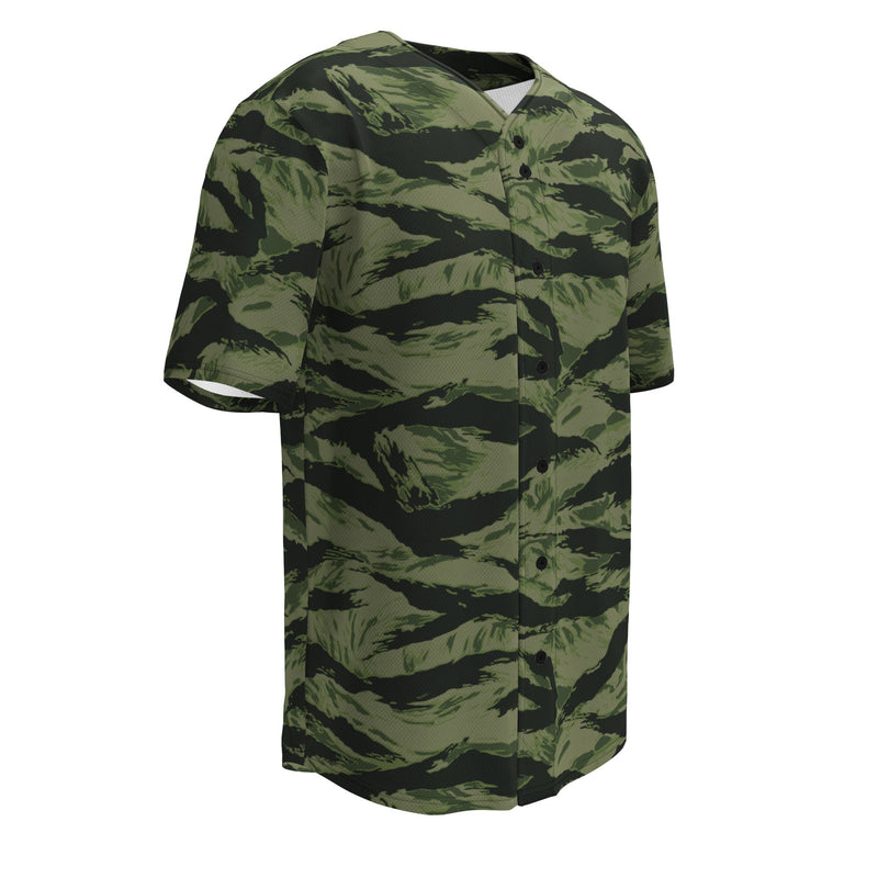 Tiger Stripe Boreal Shadow CAMO Unisex Baseball Jersey