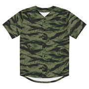 Tiger Stripe Boreal Shadow CAMO Unisex Baseball Jersey