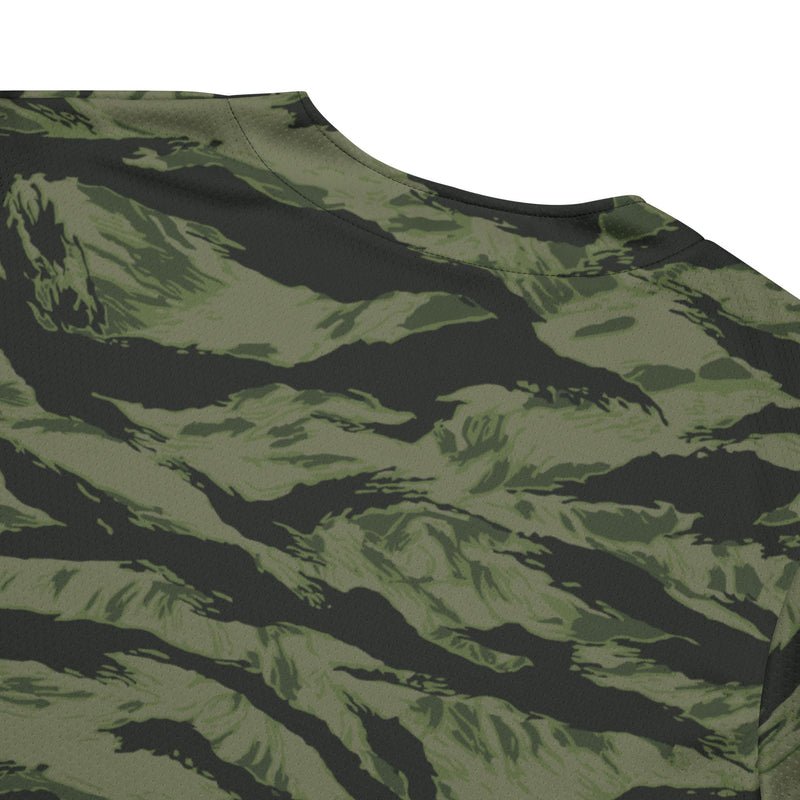 Tiger Stripe Boreal Shadow CAMO Unisex Baseball Jersey