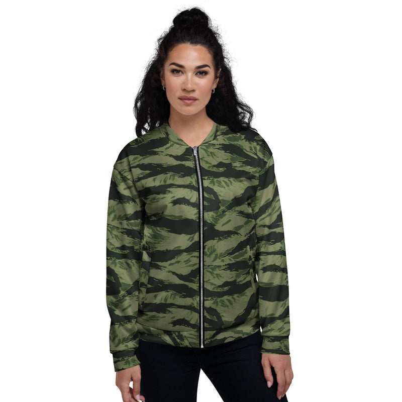 Tiger Stripe Boreal Shadow CAMO Unisex Bomber Jacket