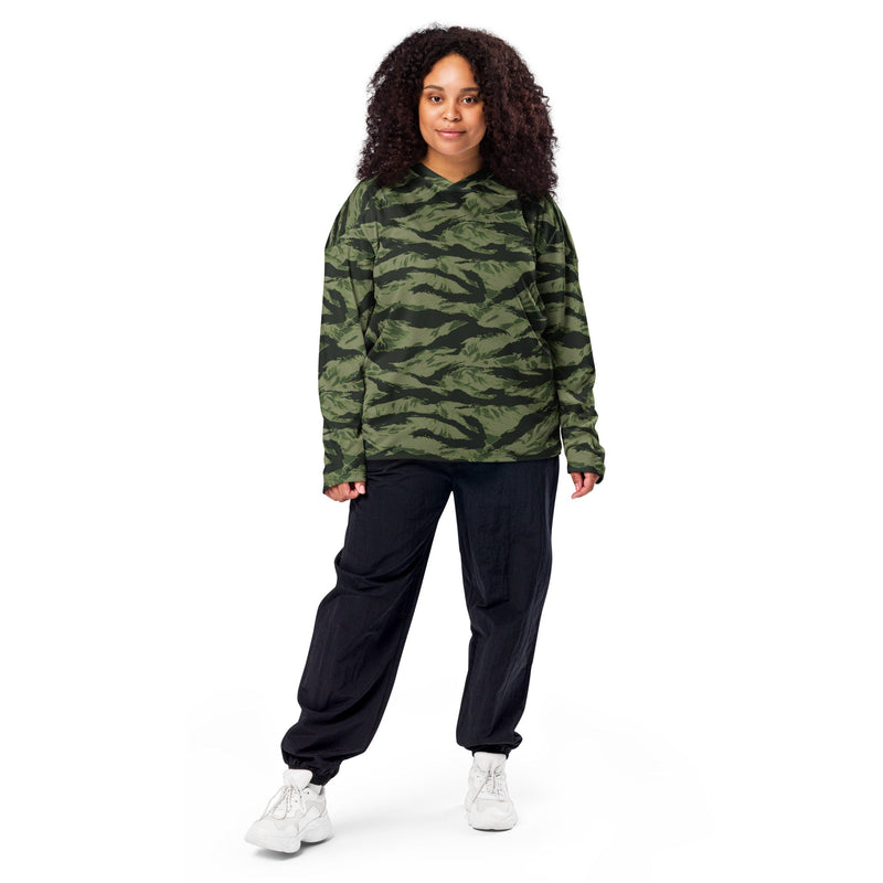 Tiger Stripe Boreal Shadow CAMO Unisex Hockey Fan Jersey