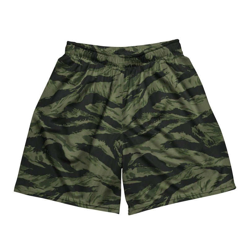 Tiger Stripe Boreal Shadow CAMO Unisex Mesh Shorts - 2XS