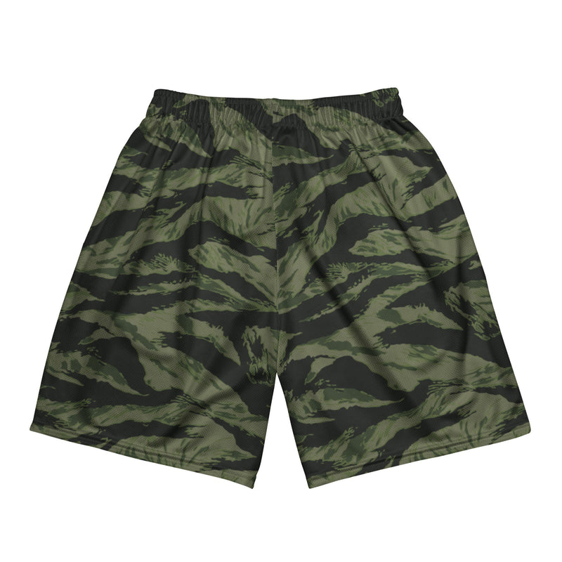 Tiger Stripe Boreal Shadow CAMO Unisex Mesh Shorts