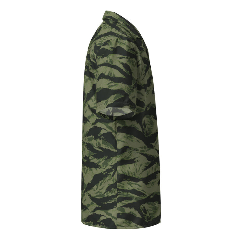 Tiger Stripe Boreal Shadow CAMO Unisex Short-Sleeve Button Shirt - Button-Up