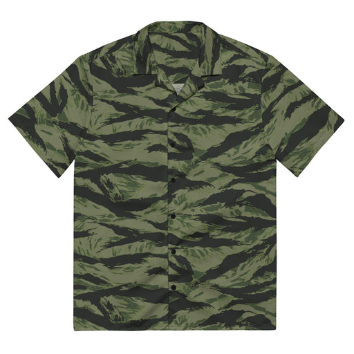 Tiger Stripe Boreal Shadow CAMO Unisex Short-Sleeve Button Shirt - Button-Up