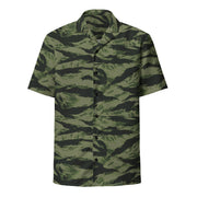 Tiger Stripe Boreal Shadow CAMO Unisex Short-Sleeve Button Shirt - Button-Up